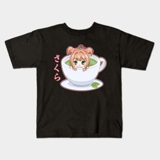 Chibi Sakura Tea Mug Kids T-Shirt